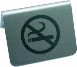 Bild von Tischaufsteller, 5x4cm, Symbol "Nichtraucher"
