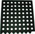 Bild von Fußbodenmatte, schwarz, anti-slip, 91,5x91,5 cm
