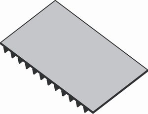 Picture of Aluminiumplatte mit Hitzespeicherfunktion 1/1 GN
