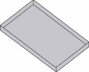 Bild von Backblech für Fritiergut GN 1/1 20 mm tief
