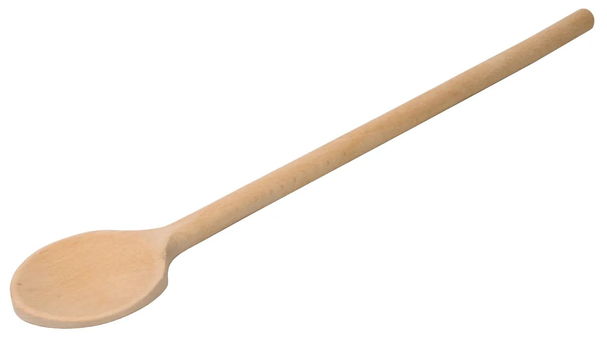 Bild von Holz-Kochlöffel 40 cm, rund  