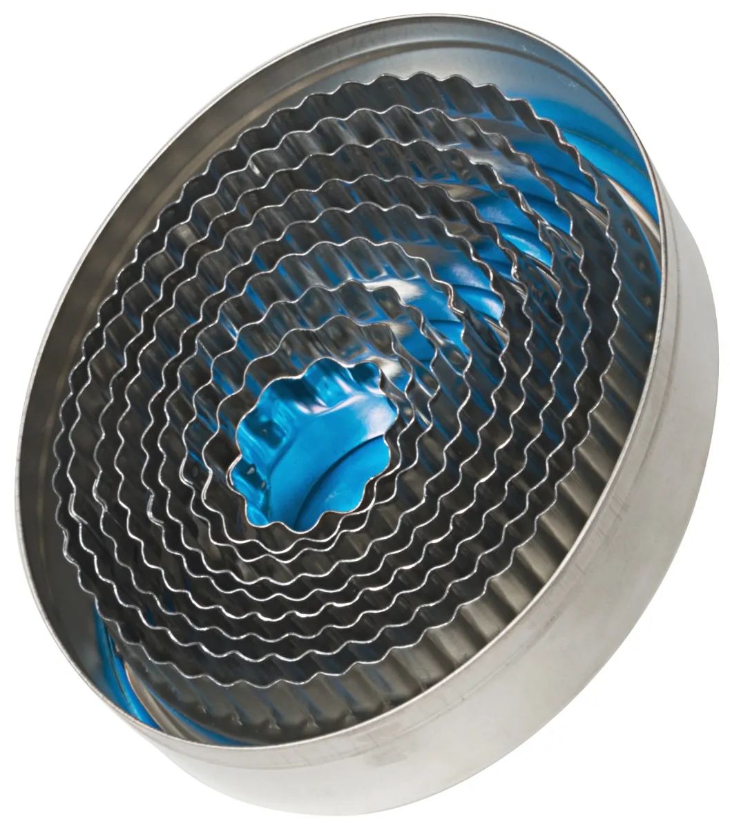 Bild von Ausstechform oval,wellig,9-tlg  