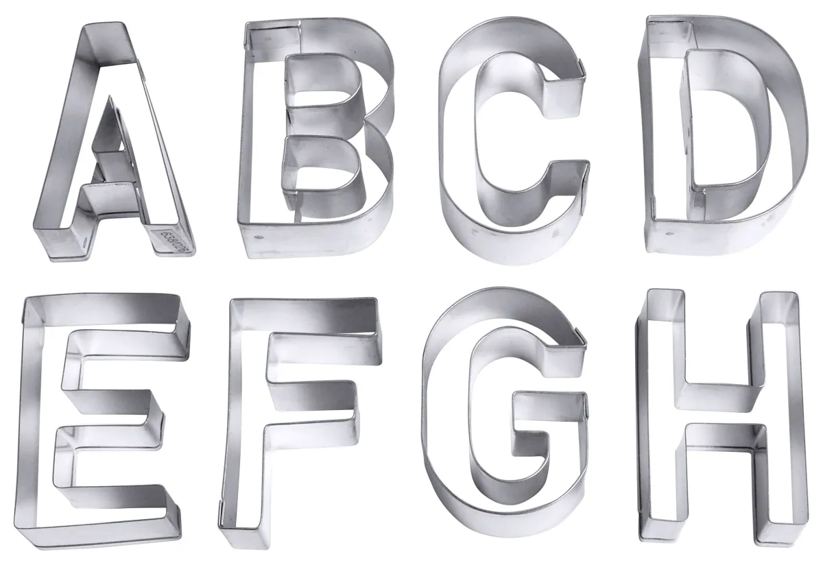 Bild von Ausstecher 'BUCHSTABEN', groß  