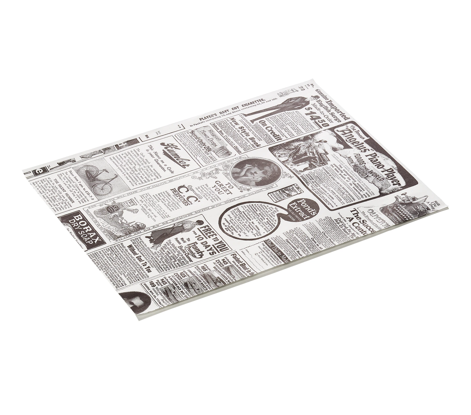 Bild von Burgerpapier Times white Set
