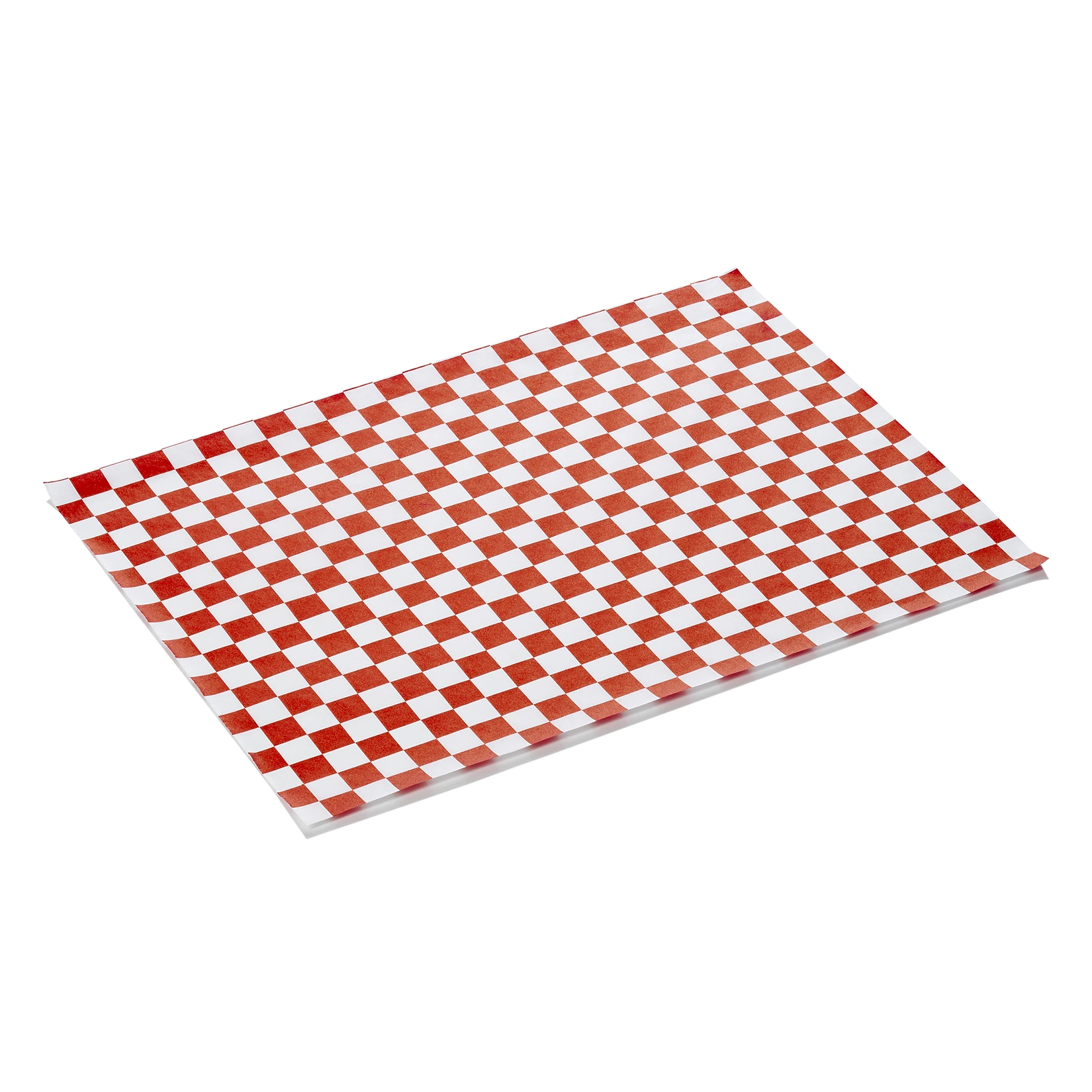 Bild von Burgerpapier rot weiß Set