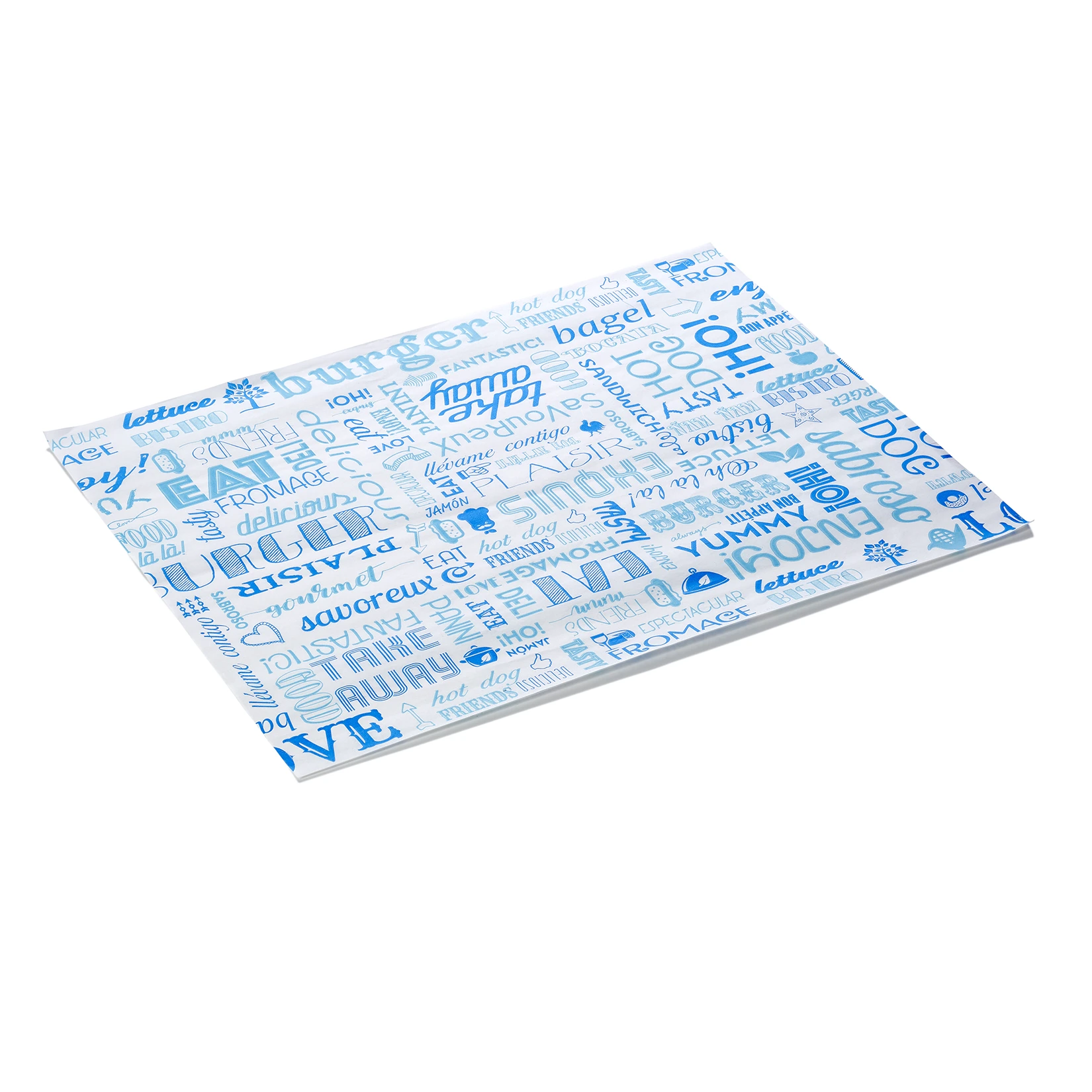 Bild von Burgerpapier Fish Set