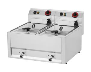 Bild von Elektro-Doppelfriteuse 2 x 8 l
