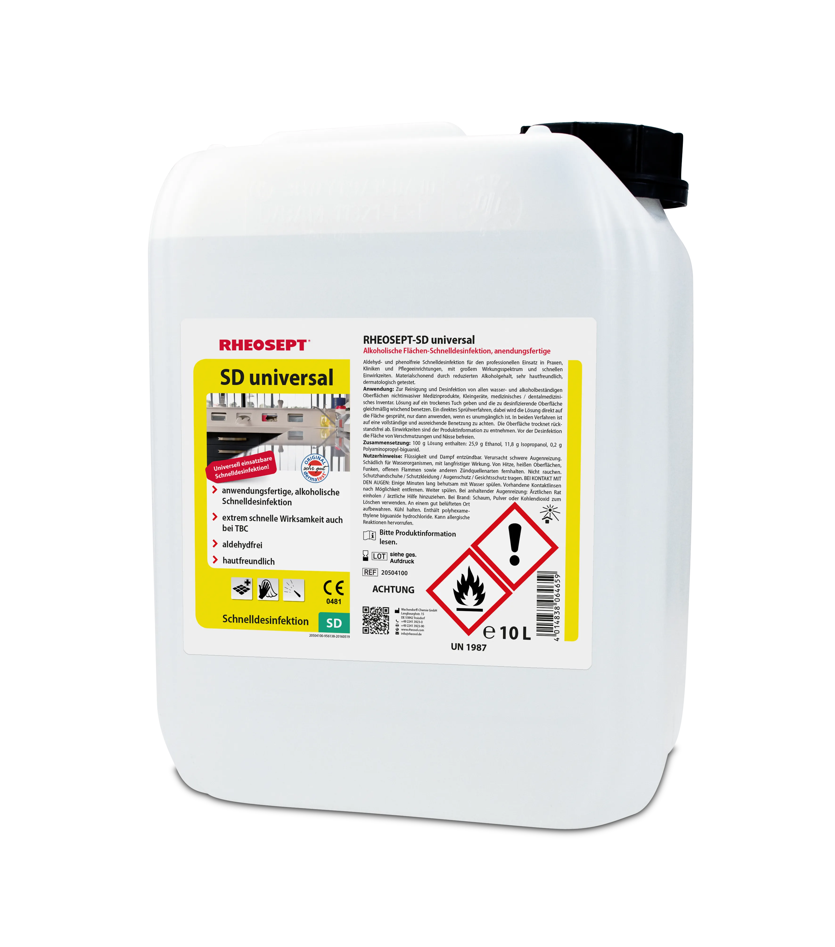 Bild von RHEOSEPT-SD universal Kanister 10 Liter
