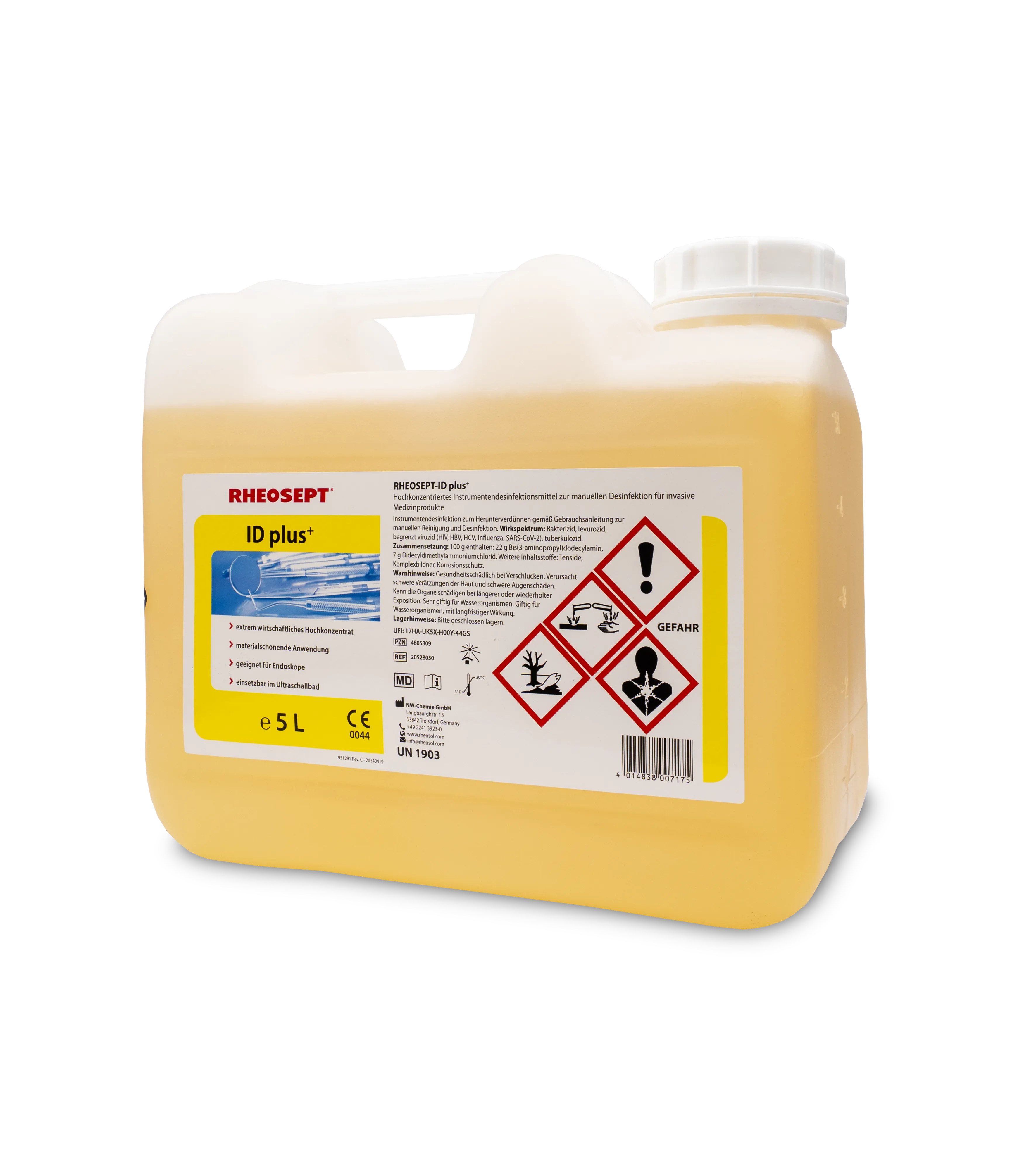 Bild von RHEOSEPT-ID plus+ Kanister 5 Liter