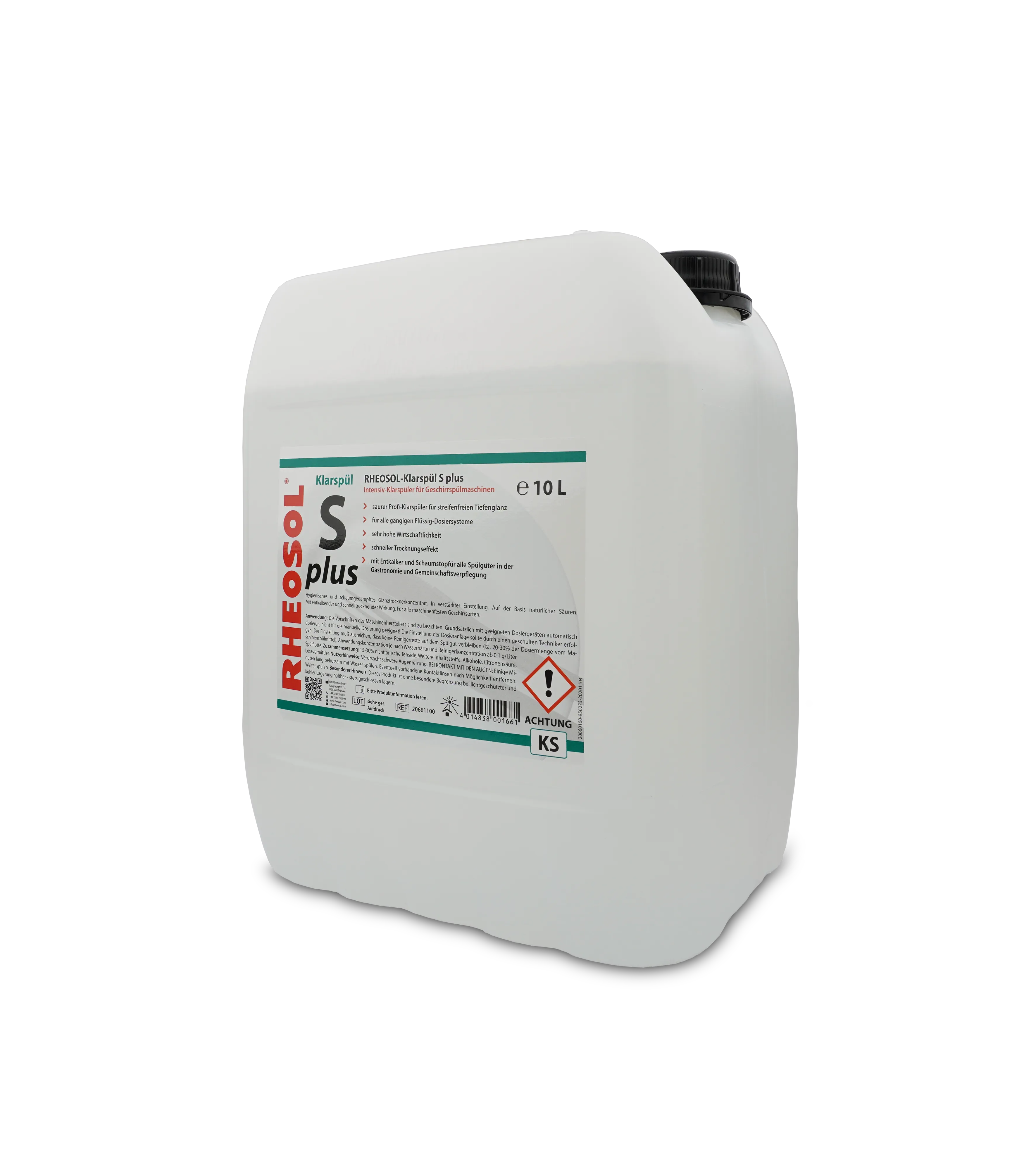 Bild von RHEOSOL-Klarspül S plus Kanister 10 Liter
