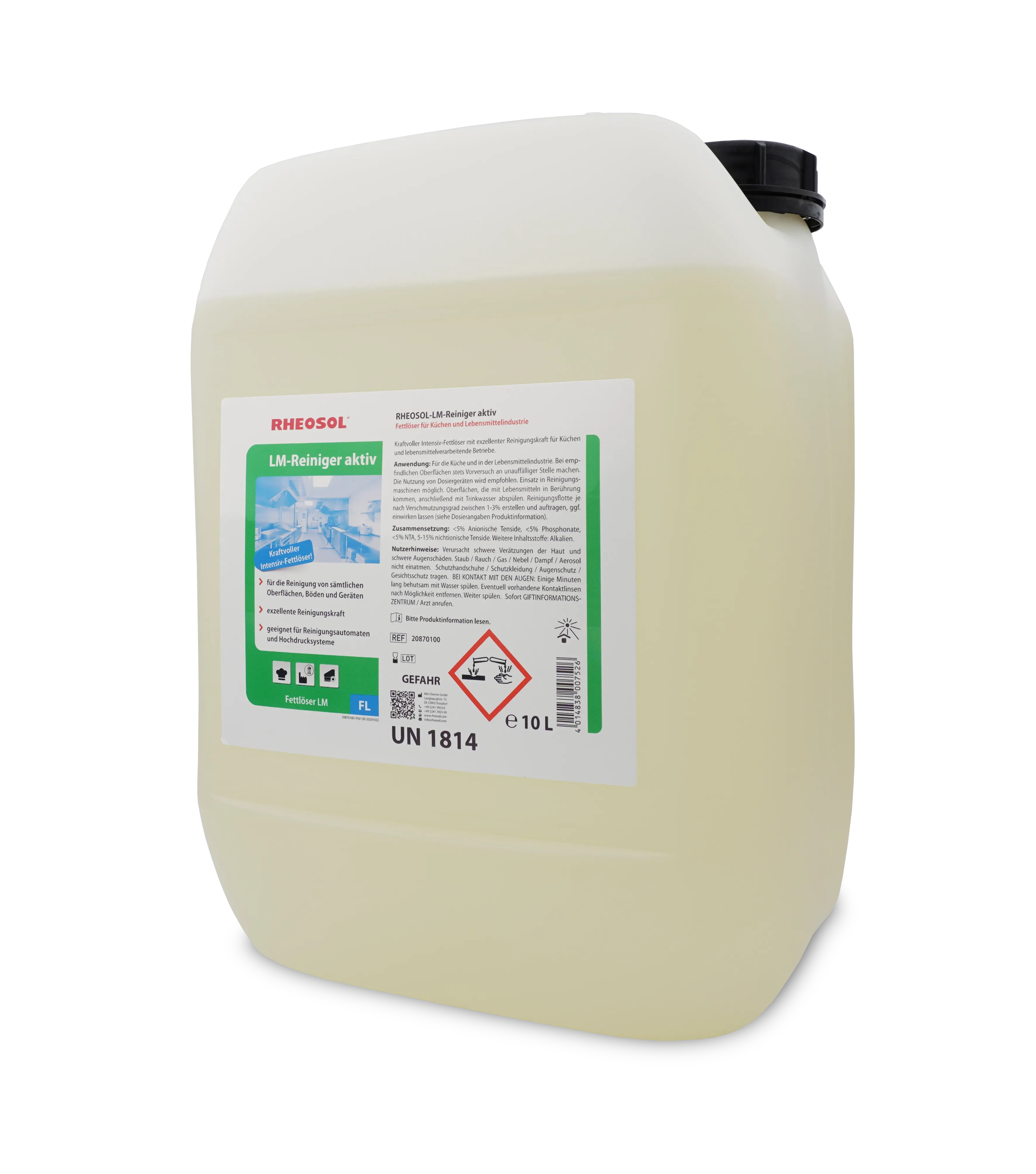 Bild von RHEOSOL-LM-Reiniger aktiv Kanister 10 Liter