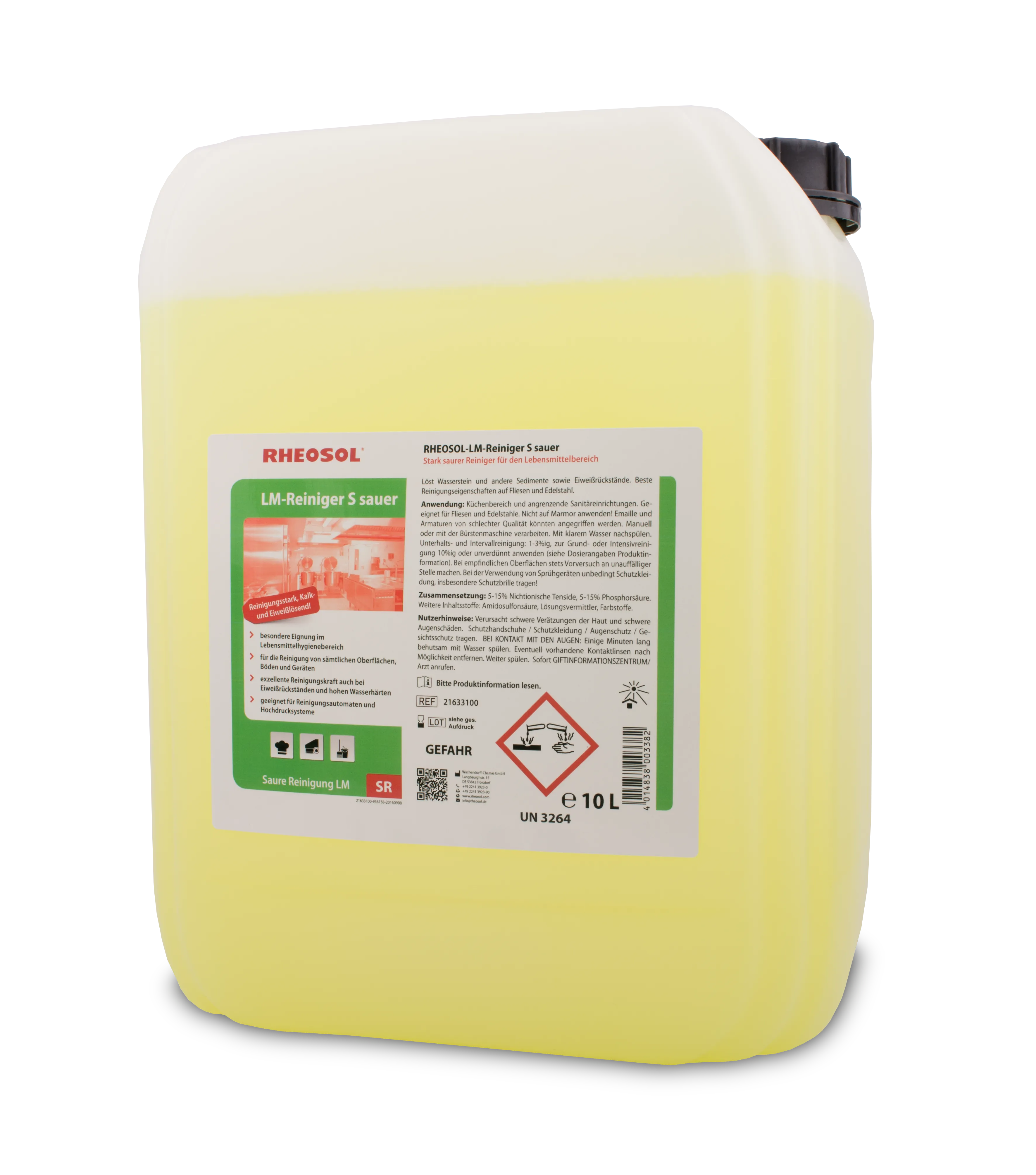 Bild von RHEOSOL-LM-Reiniger S sauer Kanister 10 Liter