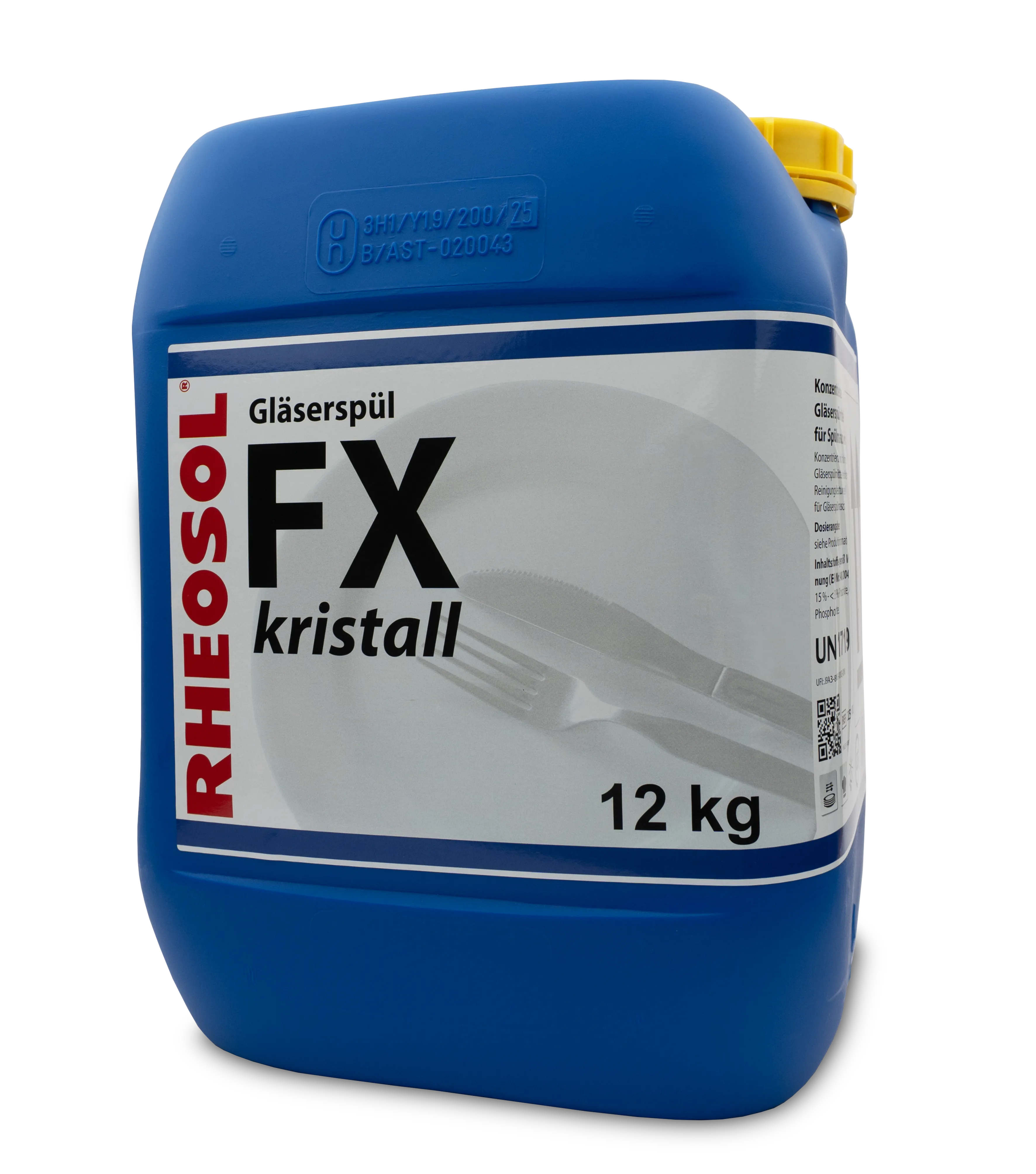 Bild von RHEOSOL-Gläserspül FX kristall Kanister 12 kg