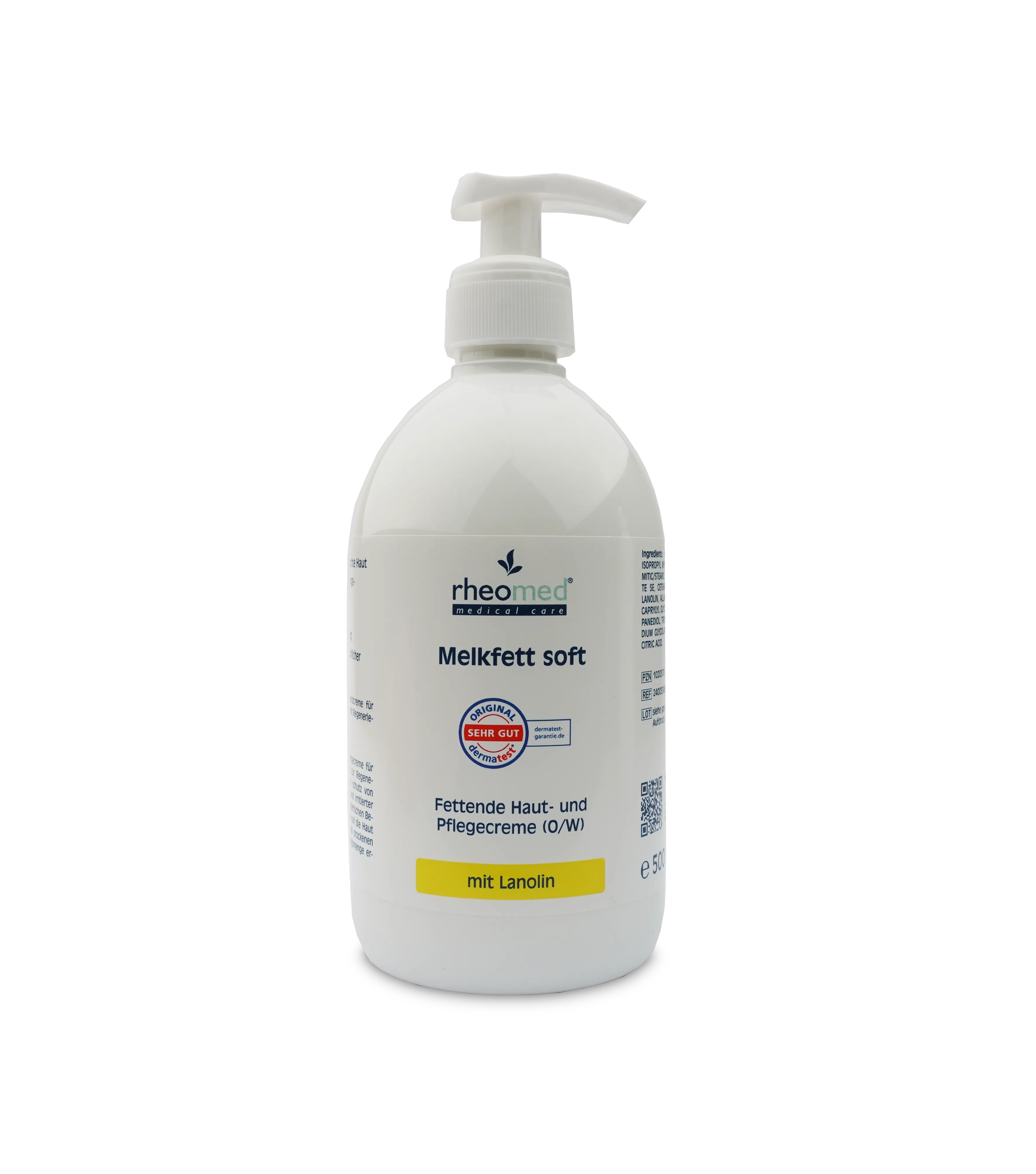 Bild von rheomed-Melkfett soft (O/W) Pumpflasche 500 ml
