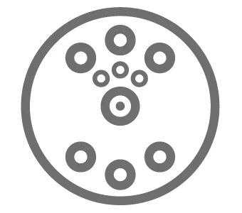 Bild von Gläserdusche in Tropfmulde für Getränketheken