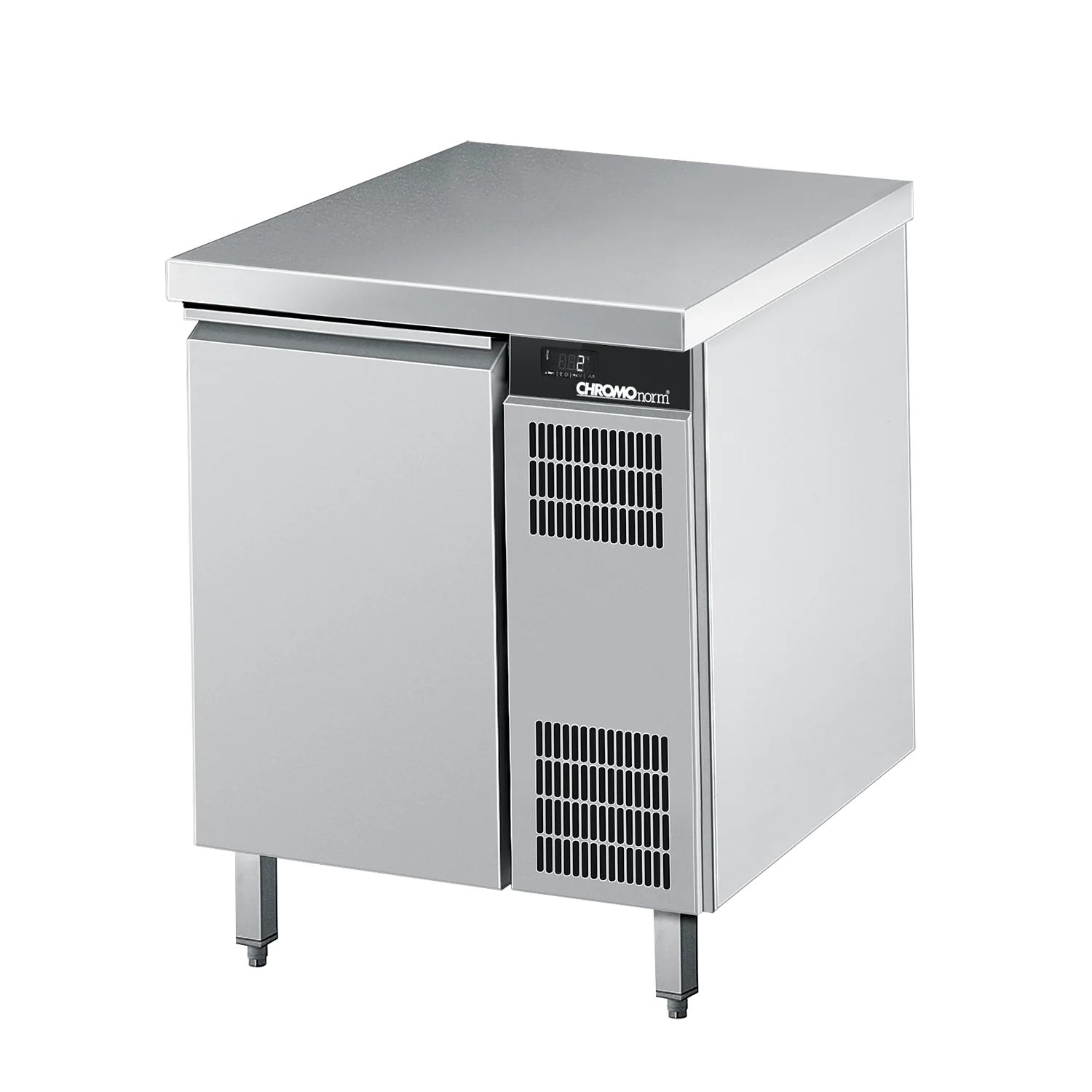 Bild von Kühltisch GN 1/1, mit Tischplatte allseits ab, Zentralkühlung - 690x700x850 mm