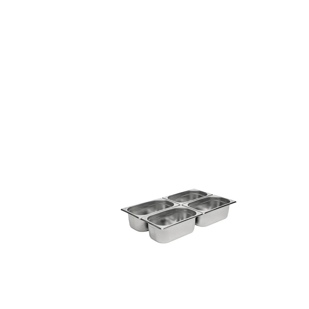 Bild von Gastronormbehälter aus Edelstahl GN 1/4 - 265x100x162 mm