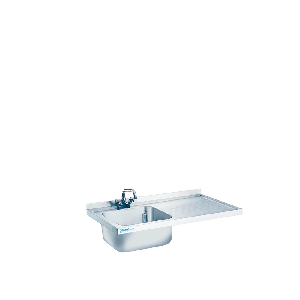 Bild von Spülenabdeckung mit 1 Becken links, ohne Beckenverkleidung - 1200x700x50 mm