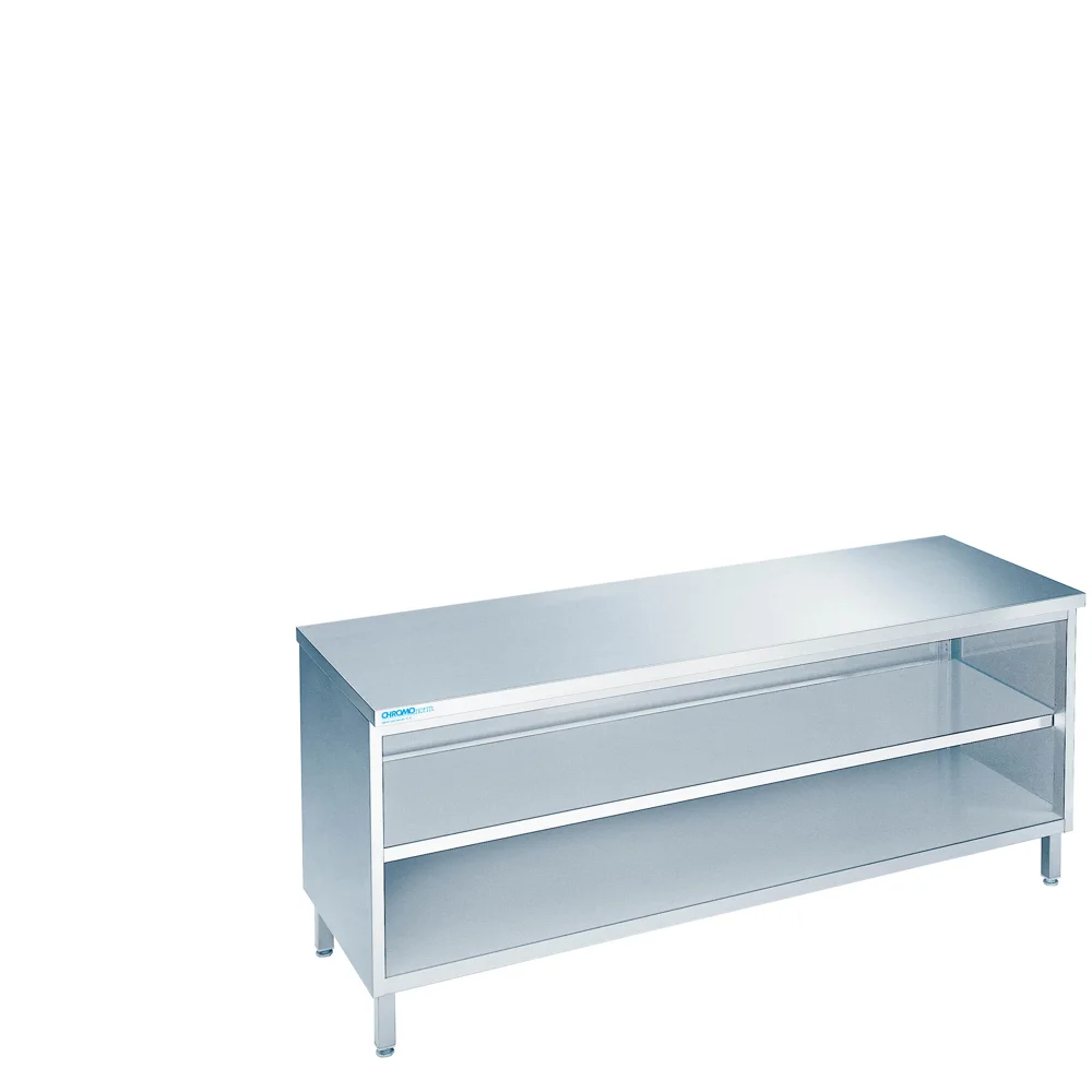Bild von Arbeitsschrank offen, mit Tischplatte allseits ab - 1900x700x850/900 mm