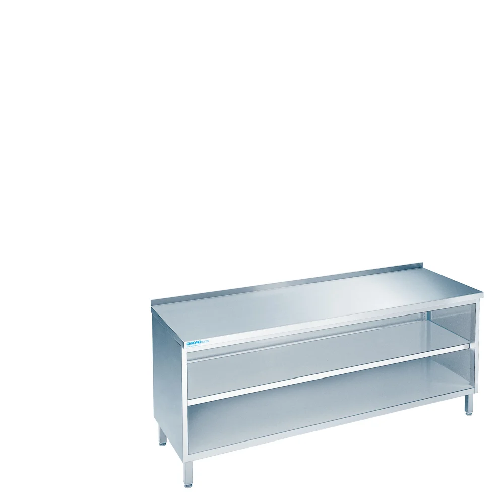 Bild von Arbeitsschrank offen, mit Tischplatte hinten auf - 1900x700x850/900 mm