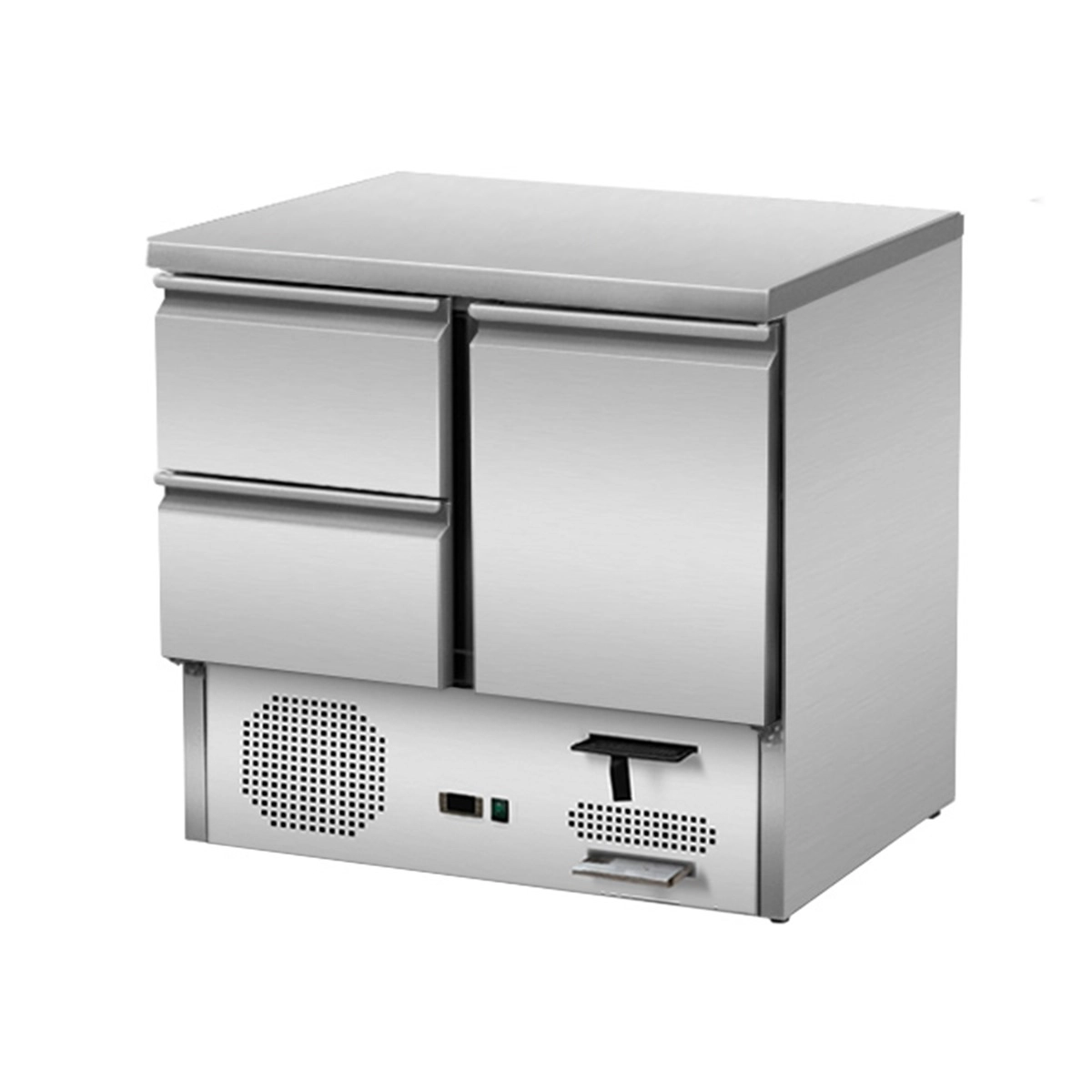 Bild von Kühltisch 1 Tür 2 Schubladen, Unterbaukühlung, 90x70