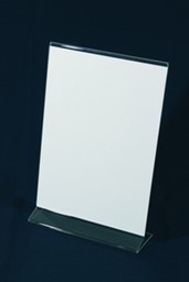 Bild von Acryl-Kartenhalter A4, 30,5x21 cm, Höhe 32,5 cm
