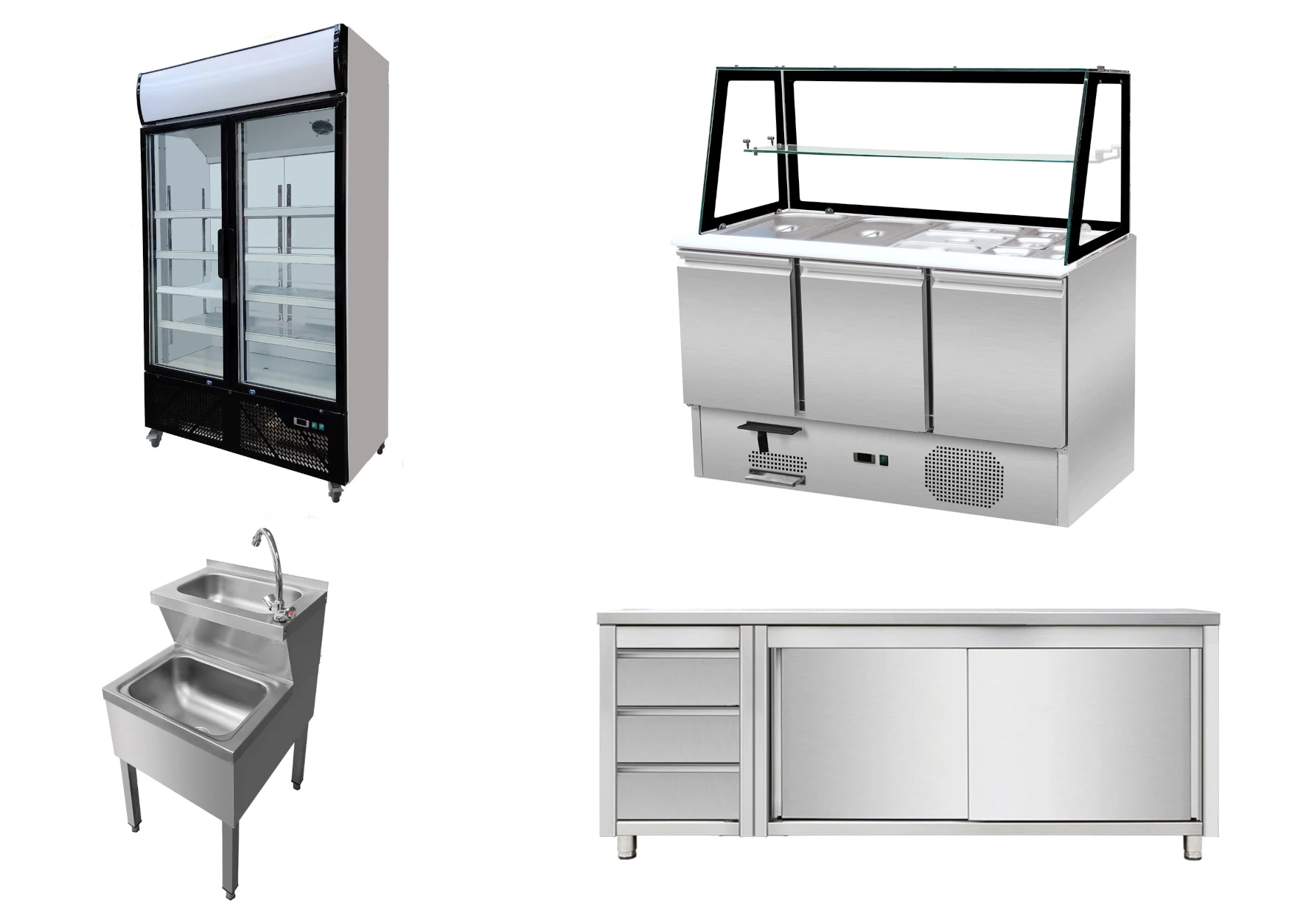 Bild für Kategorie Edelstahlmöbel und Kühltechnik