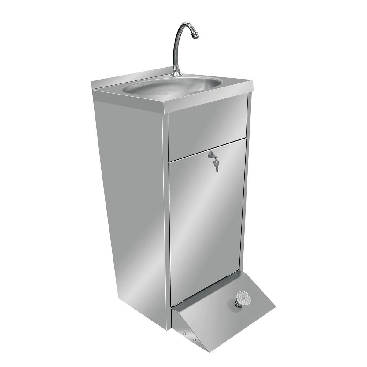 Bild von Handwaschbecken mit Fusspedal