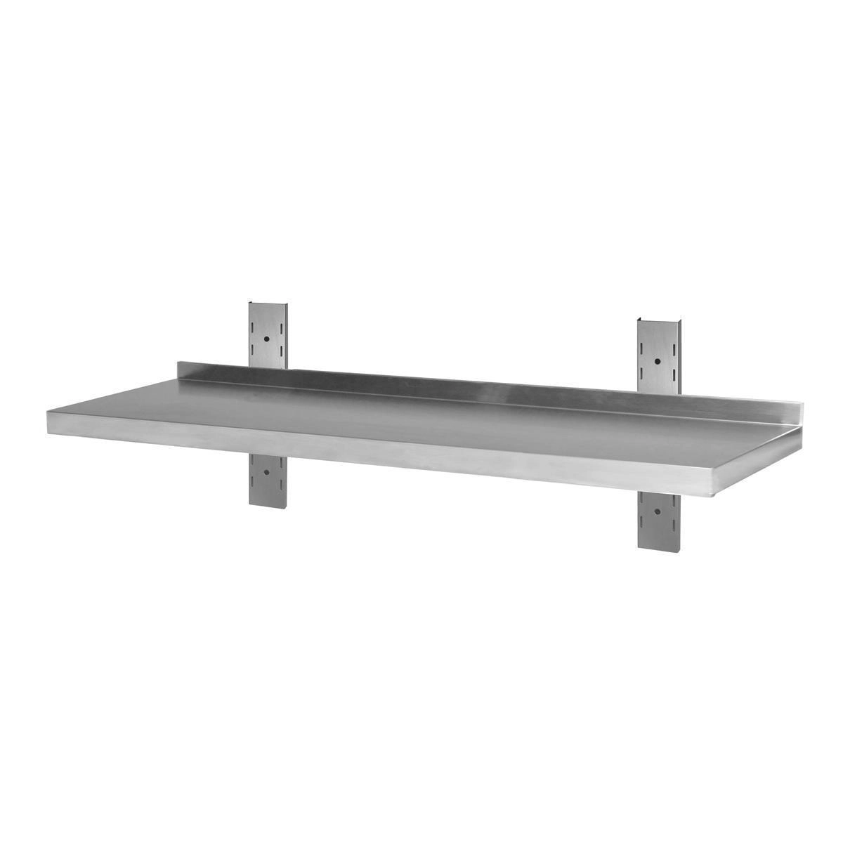 Bild von Wandbord Edelstahl verstärkt, 1 Boden, 200x40