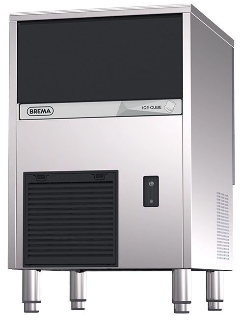Bild von Eiswürfelbereiter als Kegeleiserzeuger | Eisproduktion: ca. 44 kg / 24 Stunden| Luftkühlung | R290, 455 W | 497x592x687 mm