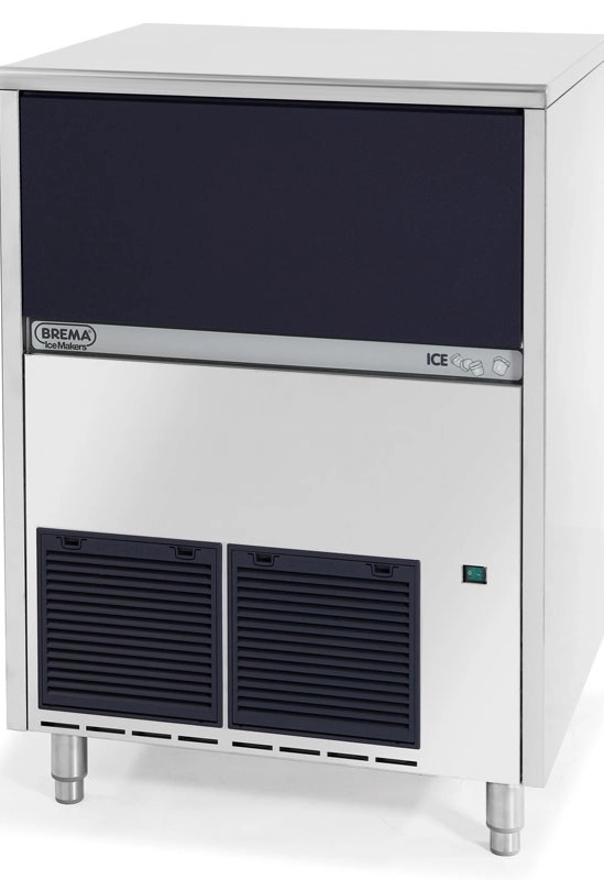Bild von Eiswürfelbereiter als Kegeleiserzeuger | Eisproduktion: ca. 67 kg / 24 Stunden| Luftkühlung | R290, 590 W | 753x603x850mm
