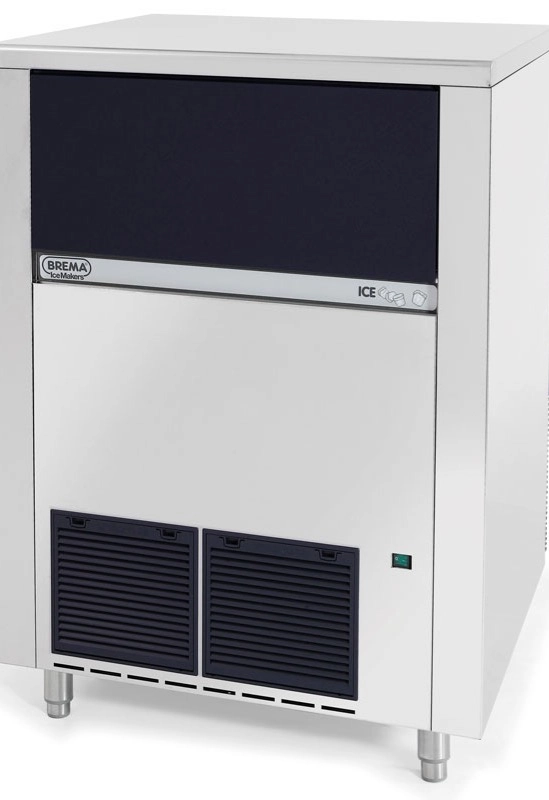Bild von Eiswürfelbereiter als Kegeleiserzeuger | Eisproduktion: ca. 130 kg / 24 Stunden| Luftkühlung | R290, 1250 W | 840x740x1075 mm