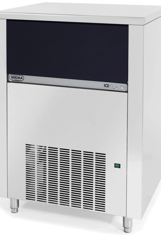 Bild von Eiswürfelbereiter als Kegeleiserzeuger | Eisproduktion: ca. 155 kg / 24 Stunden| Luftkühlung | R290, 1260 W | 840x740x1075 mm