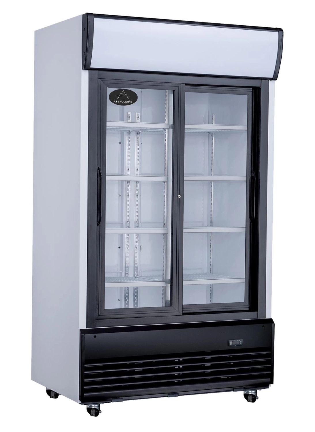 Bild von Flaschenkühlschrank 1000 L 1200x730x2072 mm, weiß, Schiebetüren