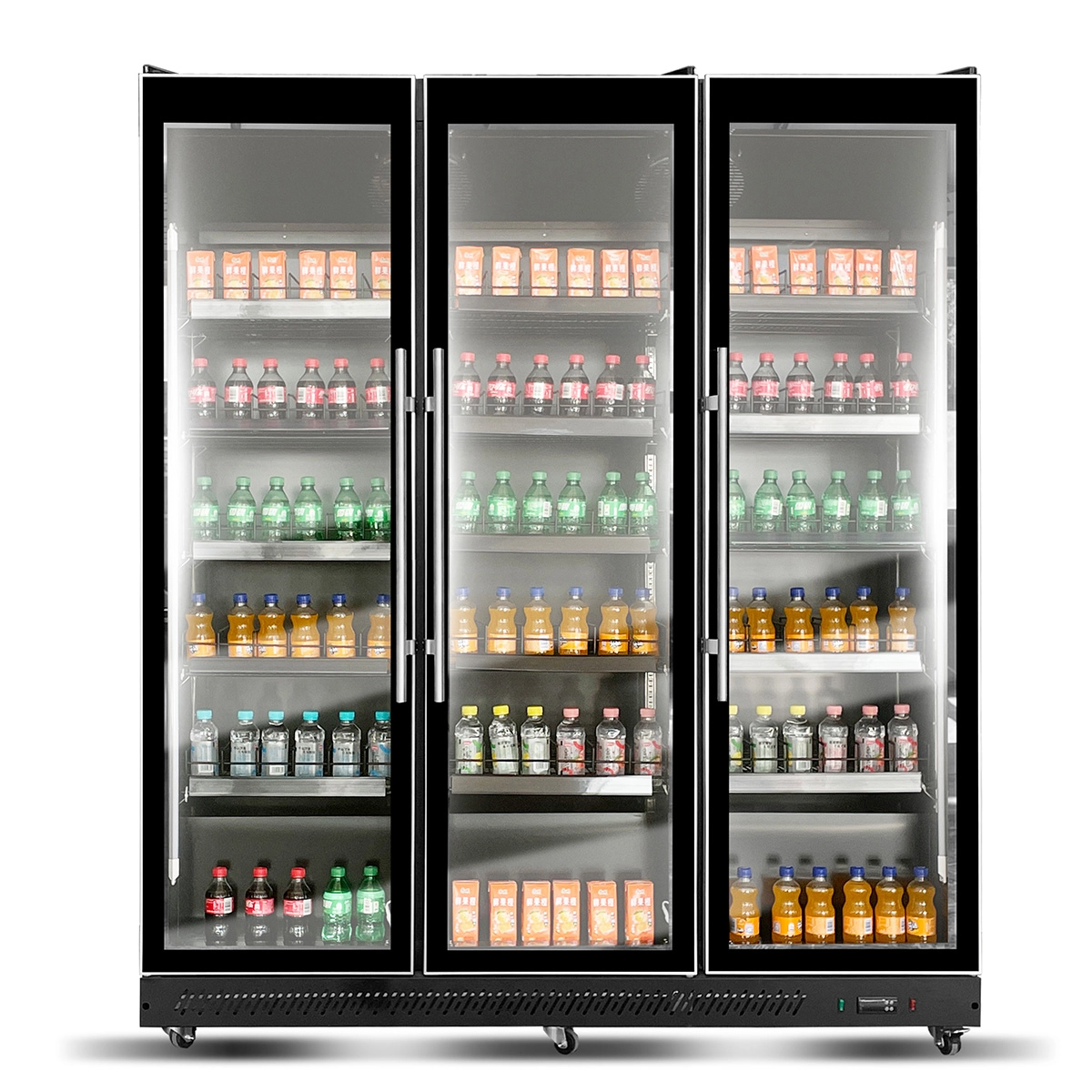 Bild von Getränkekühlschrank 1600 Liter | schwarz |1680 x 635 x 1.980 mm