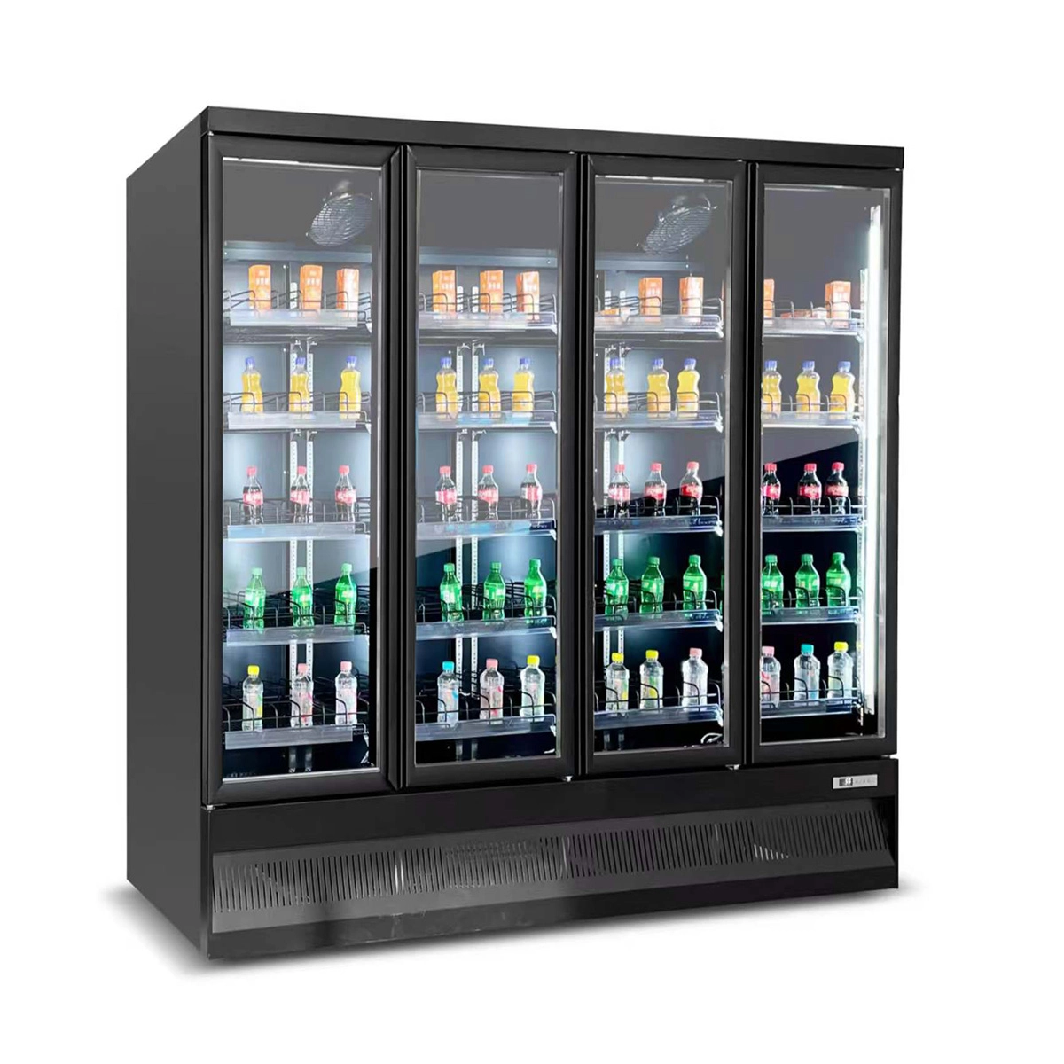 Bild von Getränkekühlschrank 2.500 Liter | schwarz | 2.508 X 710 X 2.030 mm