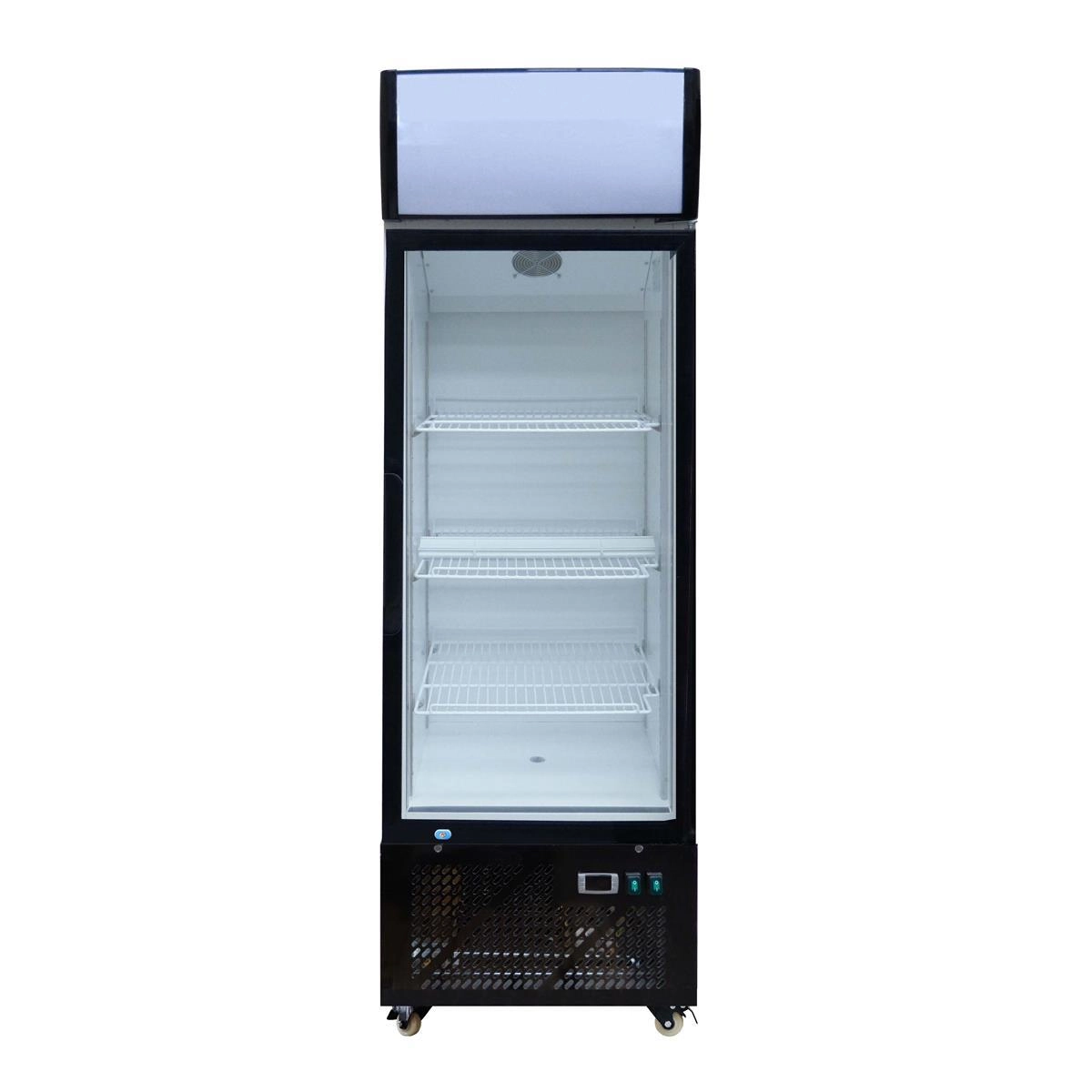 Bild von Getränkekühlschrank mit Display 290 Liter | 600x588x1855 mm