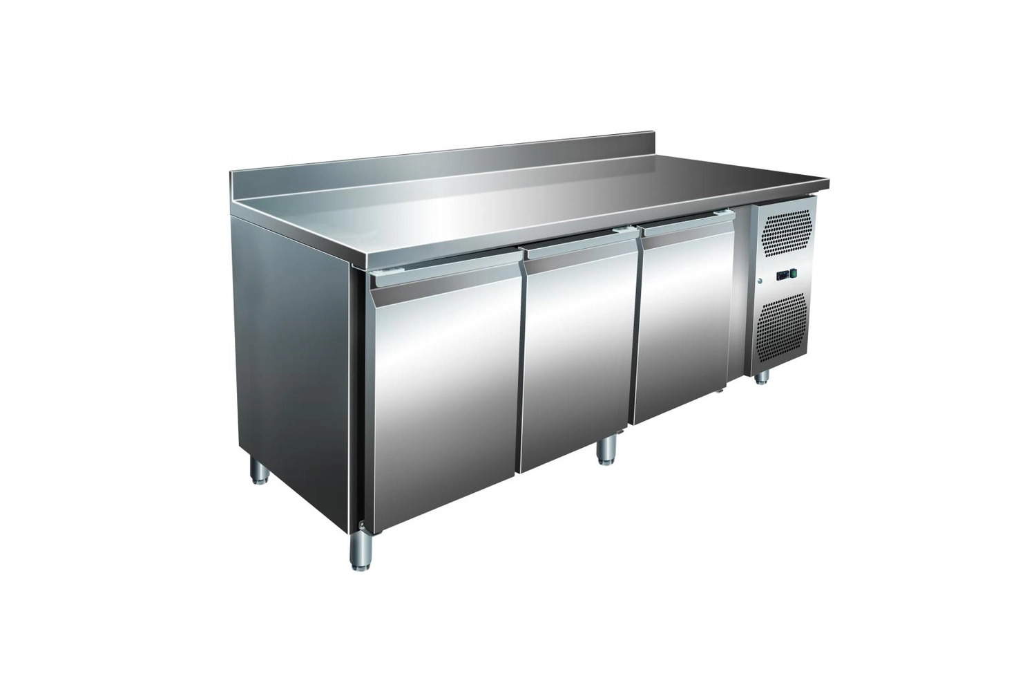 Bild von VIP Kühltisch mit 3 Türen und Aufkantung -2 bis +8°C 1.795x600x960 mm
