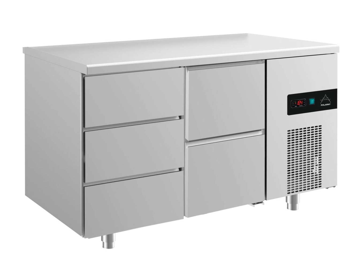 Bild von Kühltisch -2 bis +8°C 1400x700x850mm mit 1x zwei Schubladen und 1x drei Schubladen