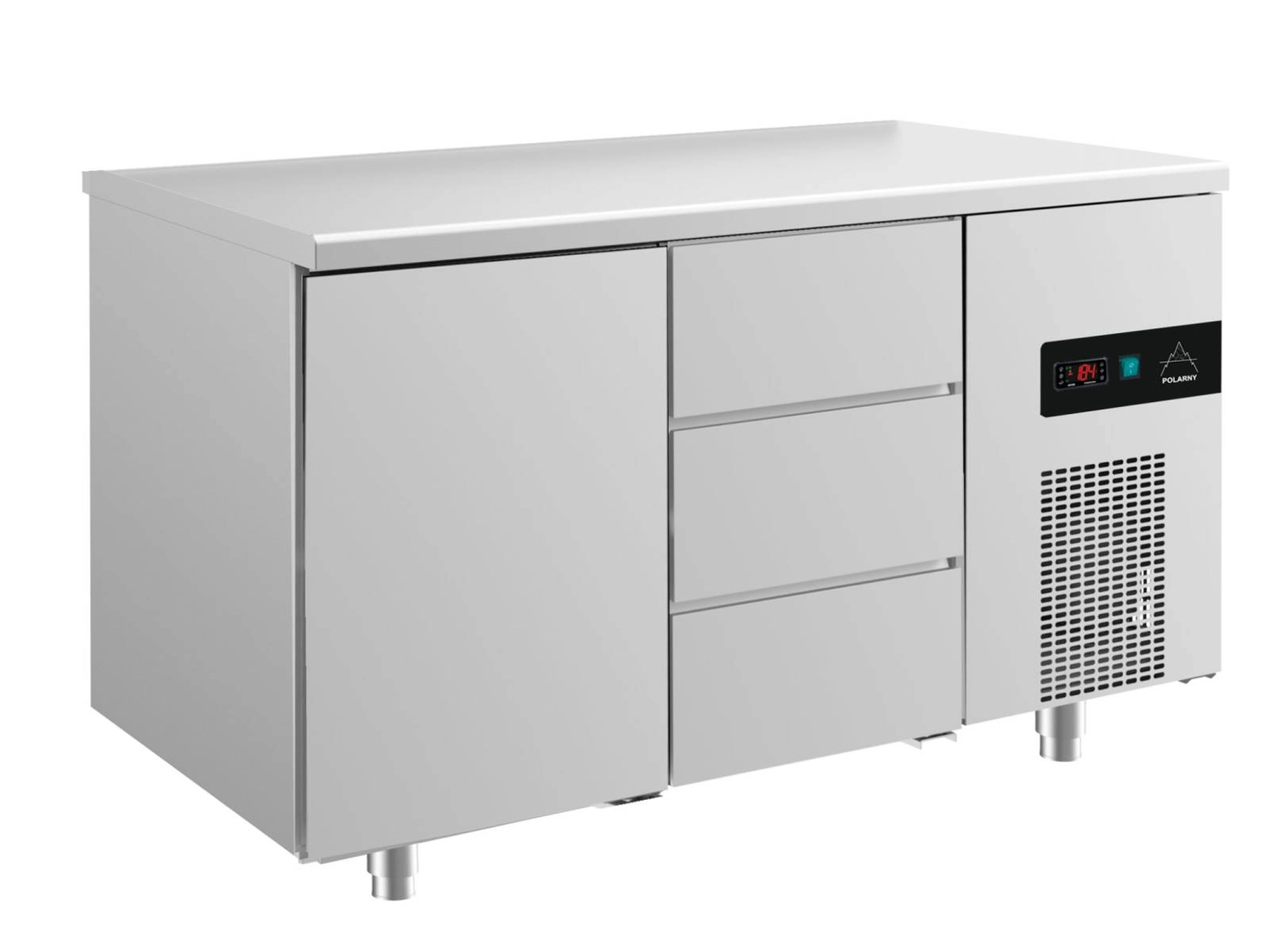 Bild von Kühltisch -2 bis +8°C 1400x700x850mm mit 1x Tür und 1x drei Schubladen