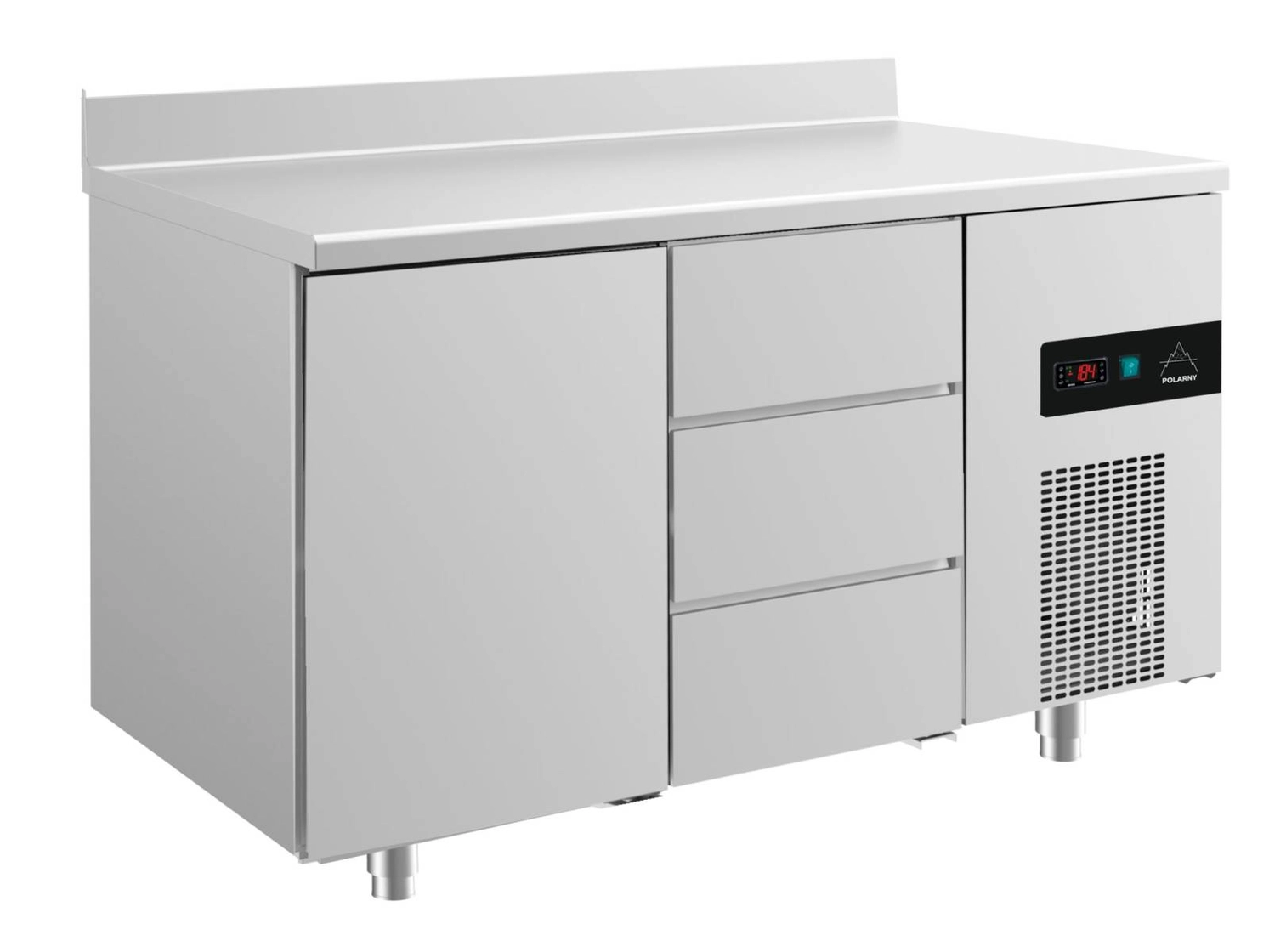 Bild von Kühltisch -2 bis +8°C 1400x700x850mm mit 1x Tür und 1x drei Schubladen u. Aufkantung