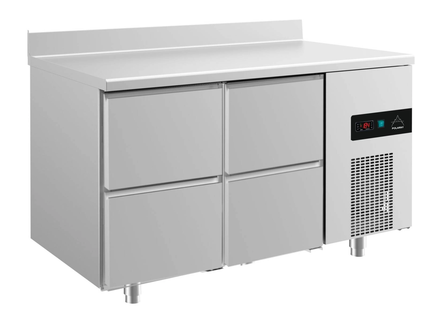 Bild von Kühltisch -2 bis +8°C 1400x700x850mm mit 2x zwei Schubladen u. Aufkantung