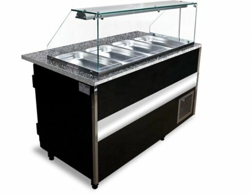 Bild von Salatvitrine Gastroline mit 386 Liter Volumen | 1000x800x850  mm