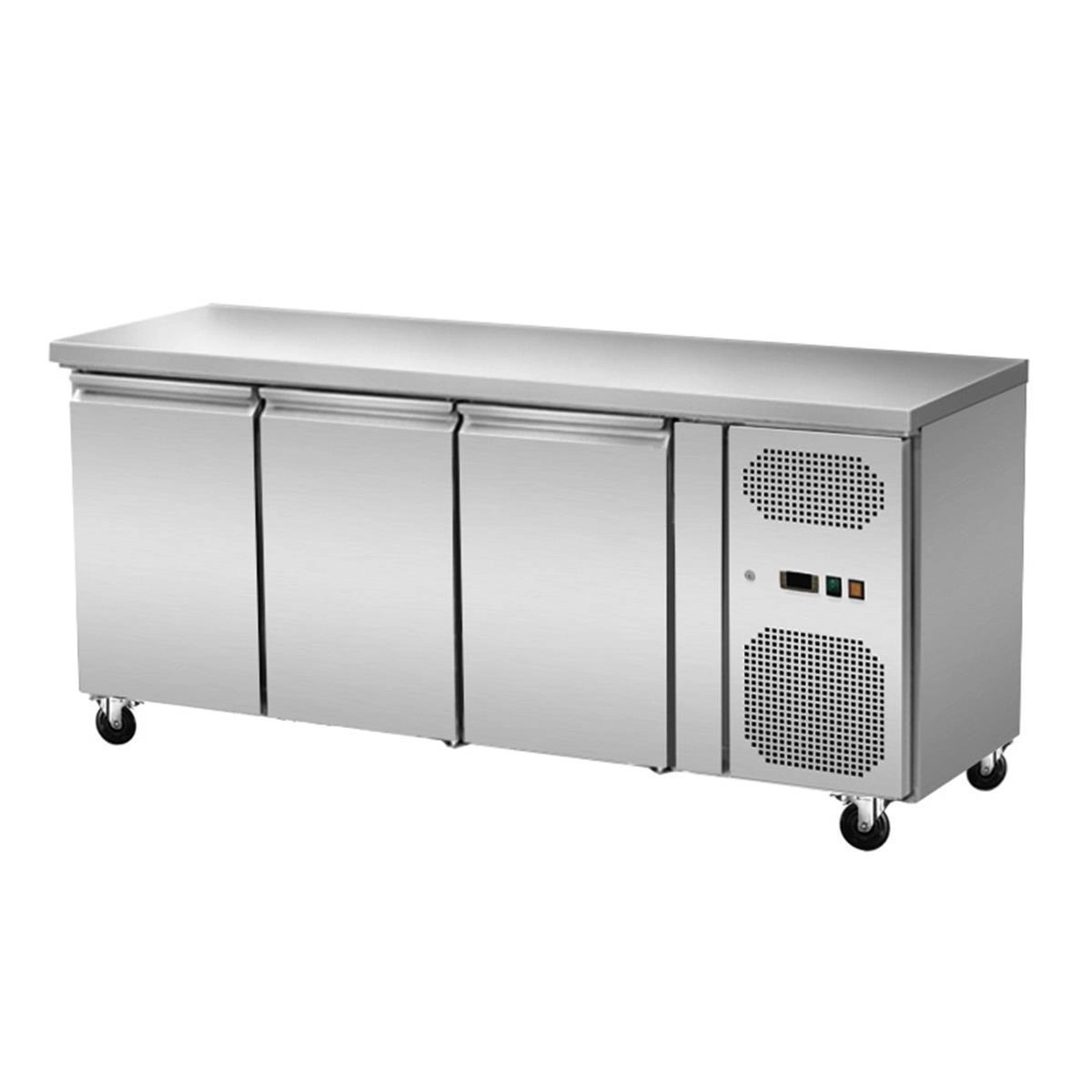 Bild von TIEFKÜHLTISCH  MIT ROLLEN 3 MODULE     B x T x H   1.795 x 700 x 860 mm  |  417 L
