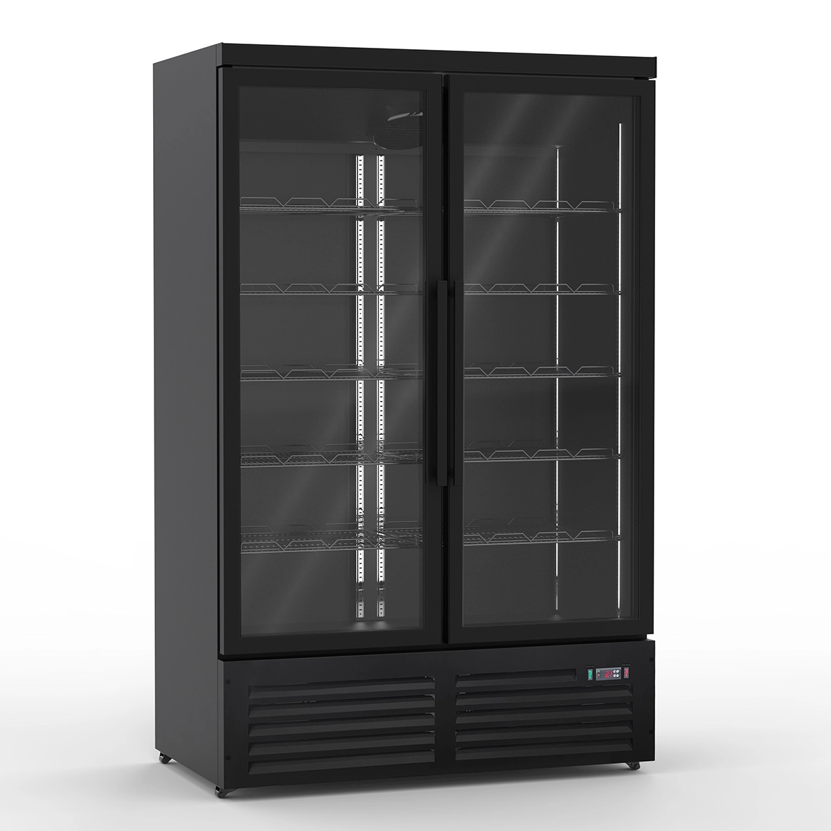 Bild von Tiefkühlschrank mit 1250 Liter | schwarz |1253 X 710 X 2030 mm
