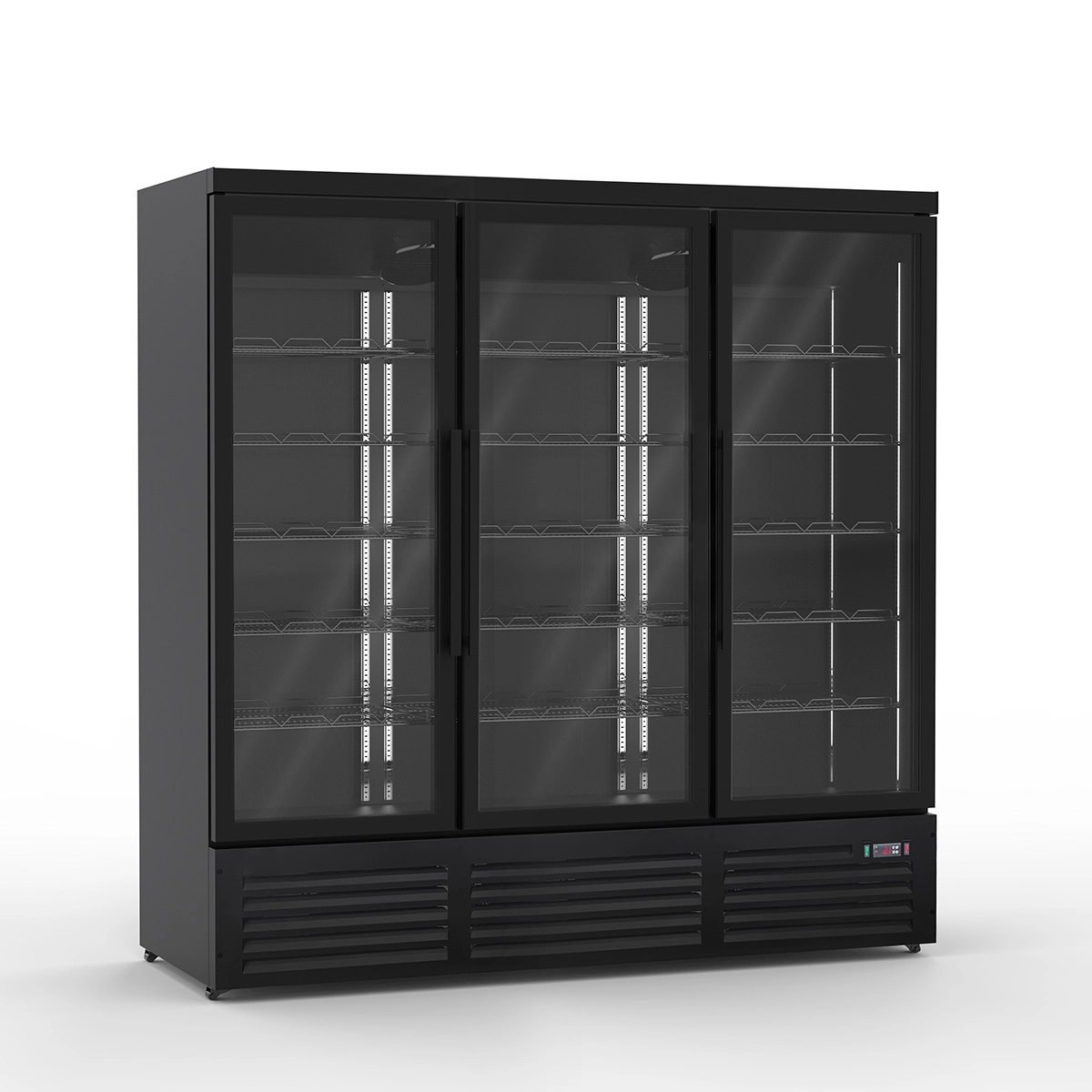 Bild von Tiefkühlschrank mit 1900 Liter | schwarz | 1880 X 710 X 2030 mm