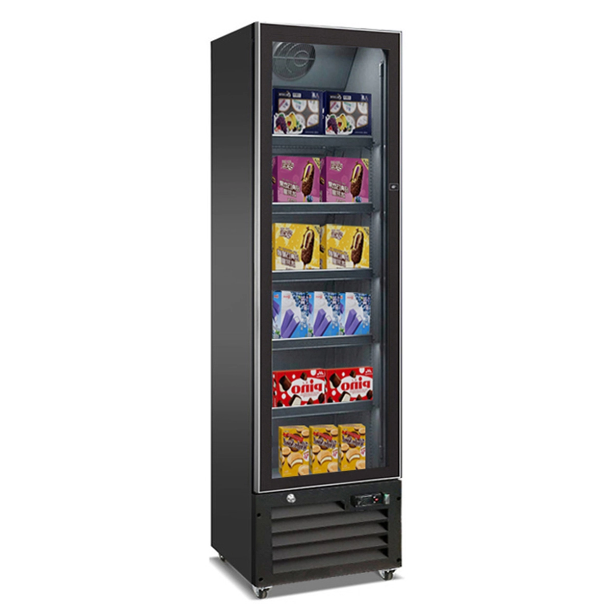 Bild von Tiefkühlschrank 220 Liter | schwarz |420 X 485 X 1890 mm