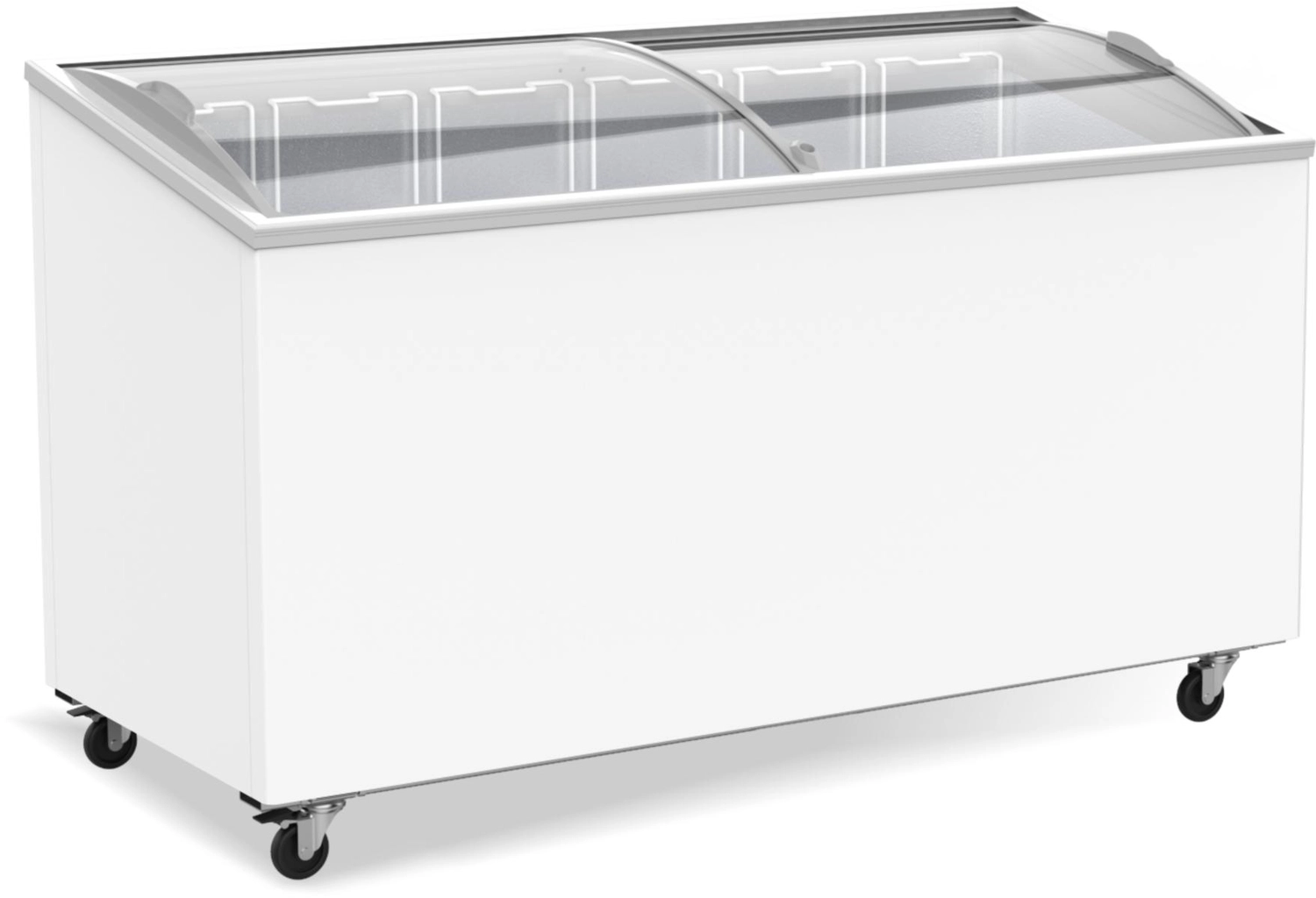 Bild von Tiefkühltruhe  mit Glasschiebedeckeln | 461 Liter | 6 Körbe