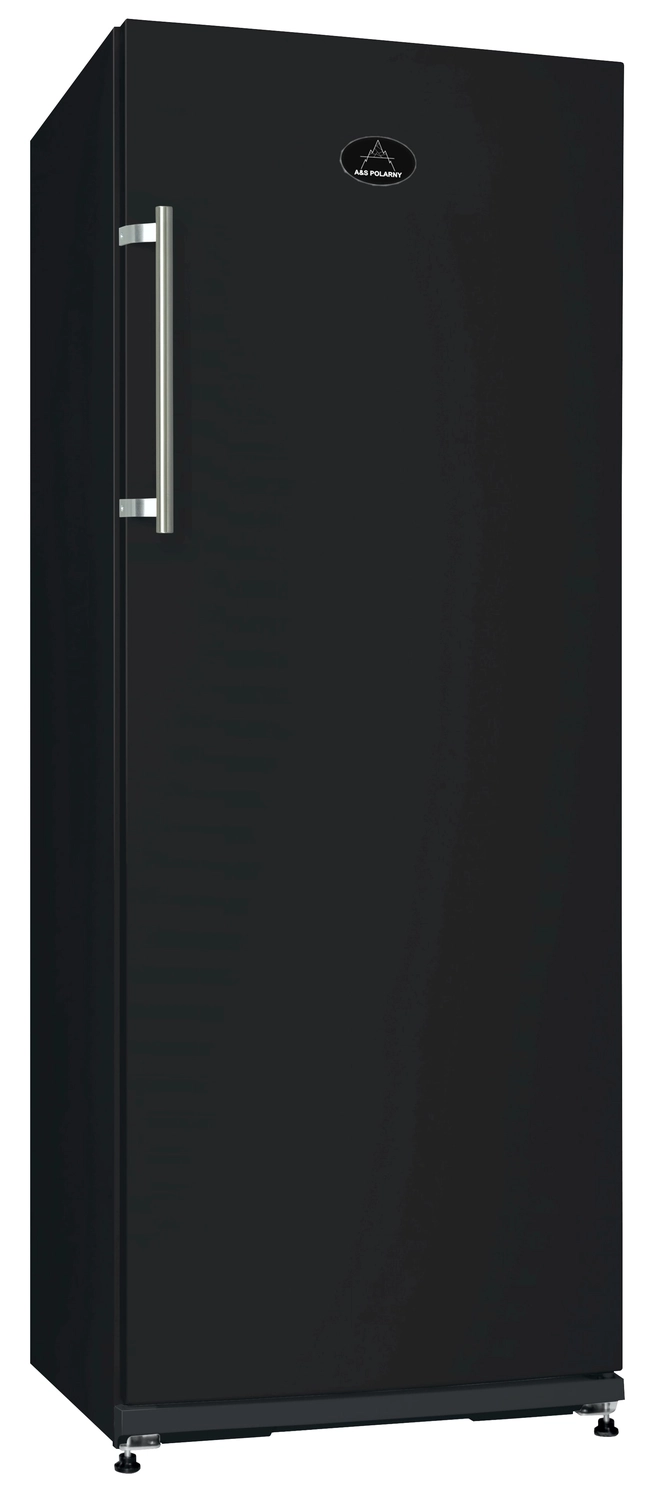 Bild von Lagerkühlschrank 310 Liter | 1 Volltür | Schwarz | 600 x 650 x 1630 mm 
