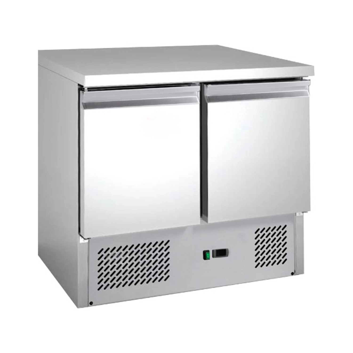 Bild von Saladette mit eingebauter Kühlung | 2 Türen | Volumen: 159 Liter | 900 x 700 x 850 mm